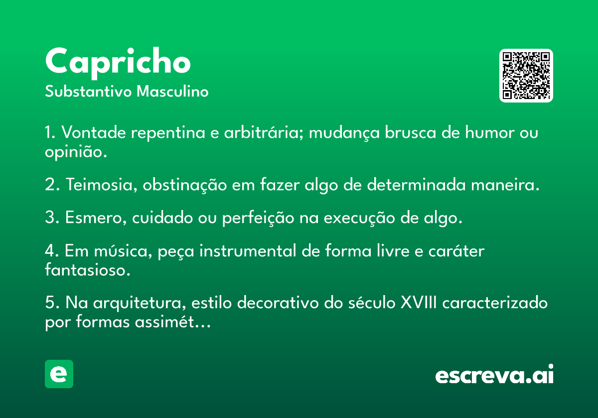 capricho