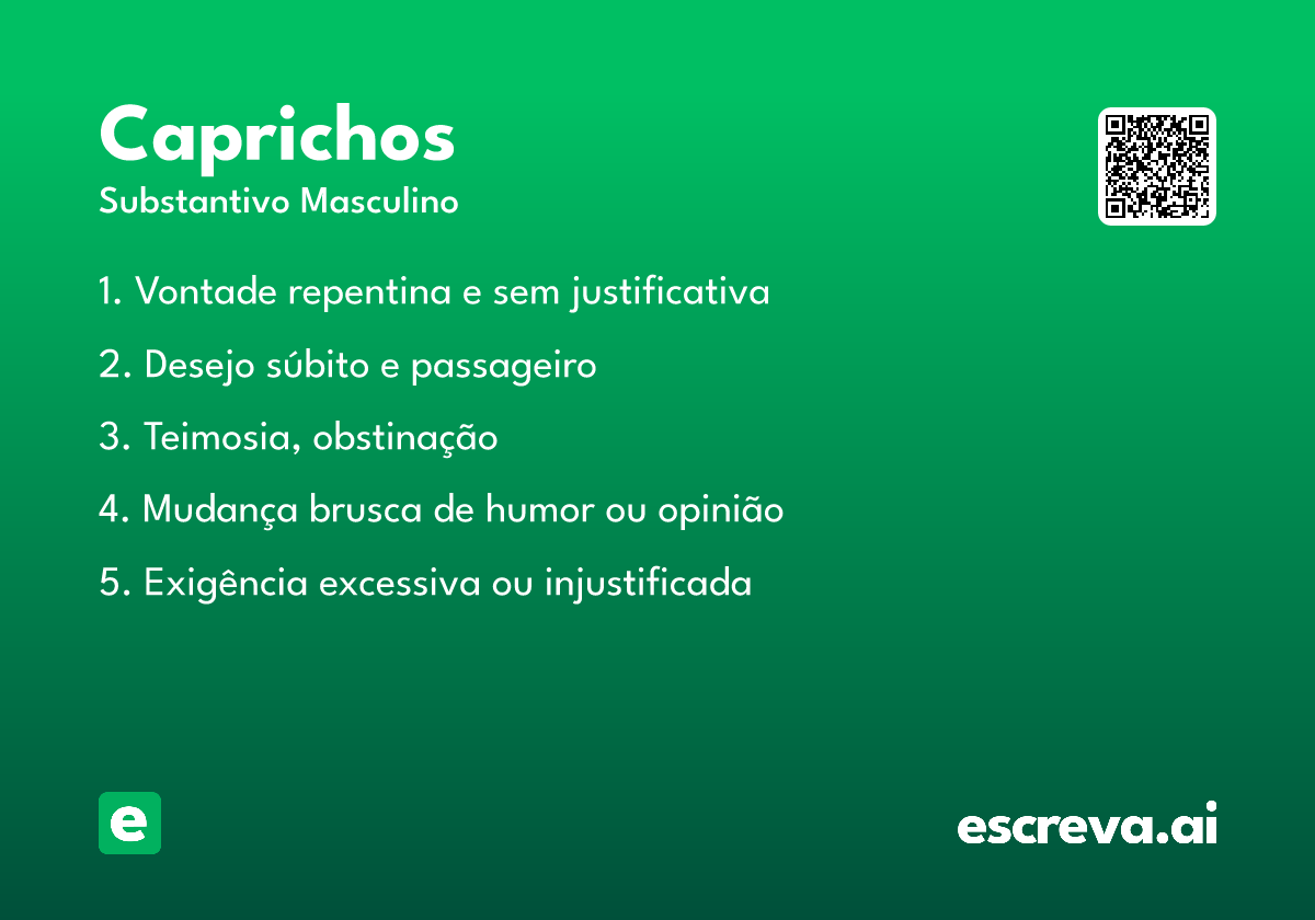 caprichos