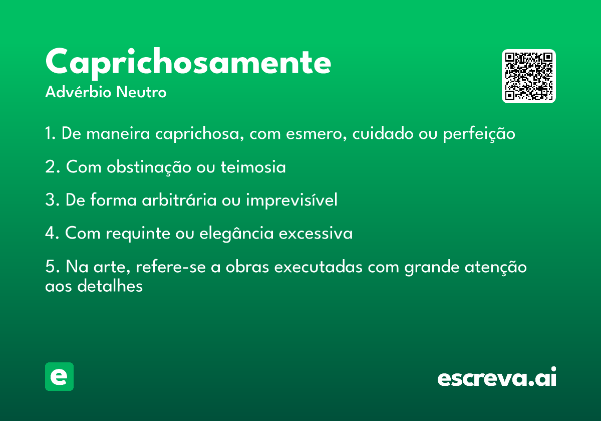 caprichosamente