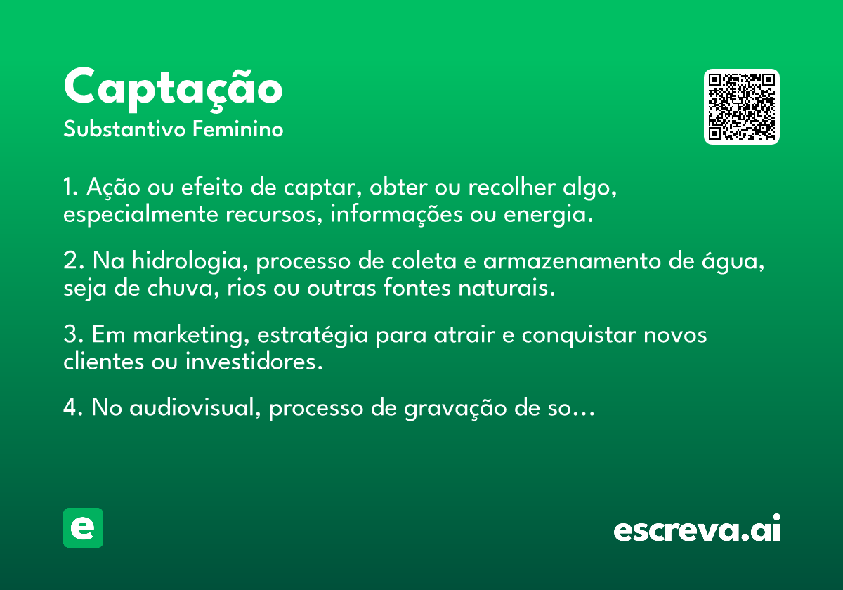 captação