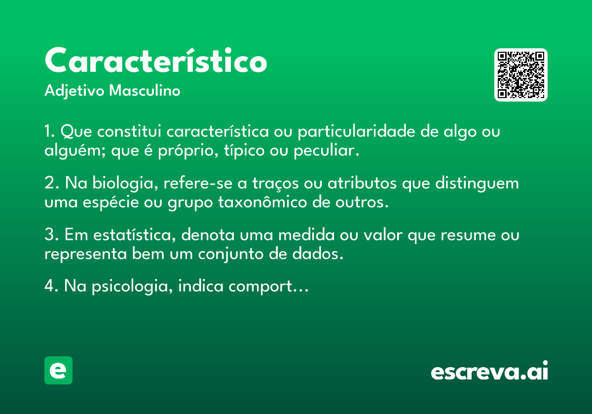 característico