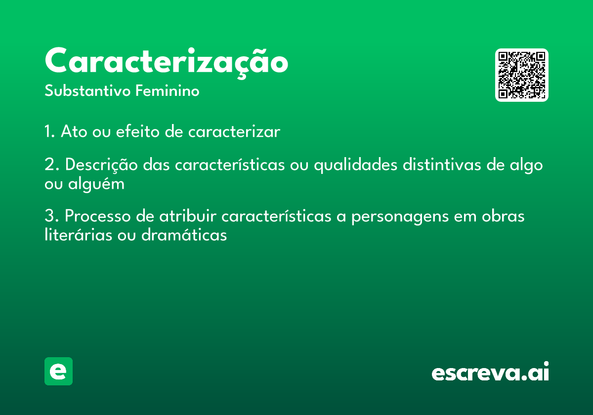 caracterização