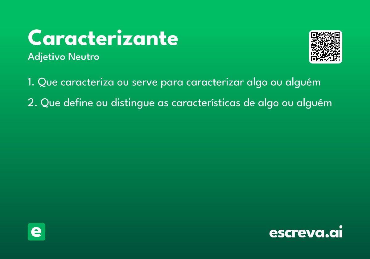 caracterizante