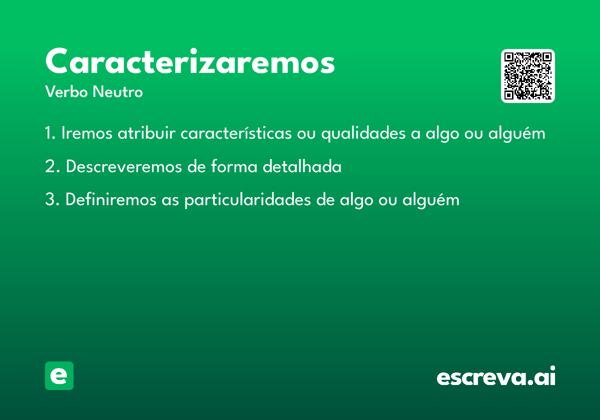caracterizaremos