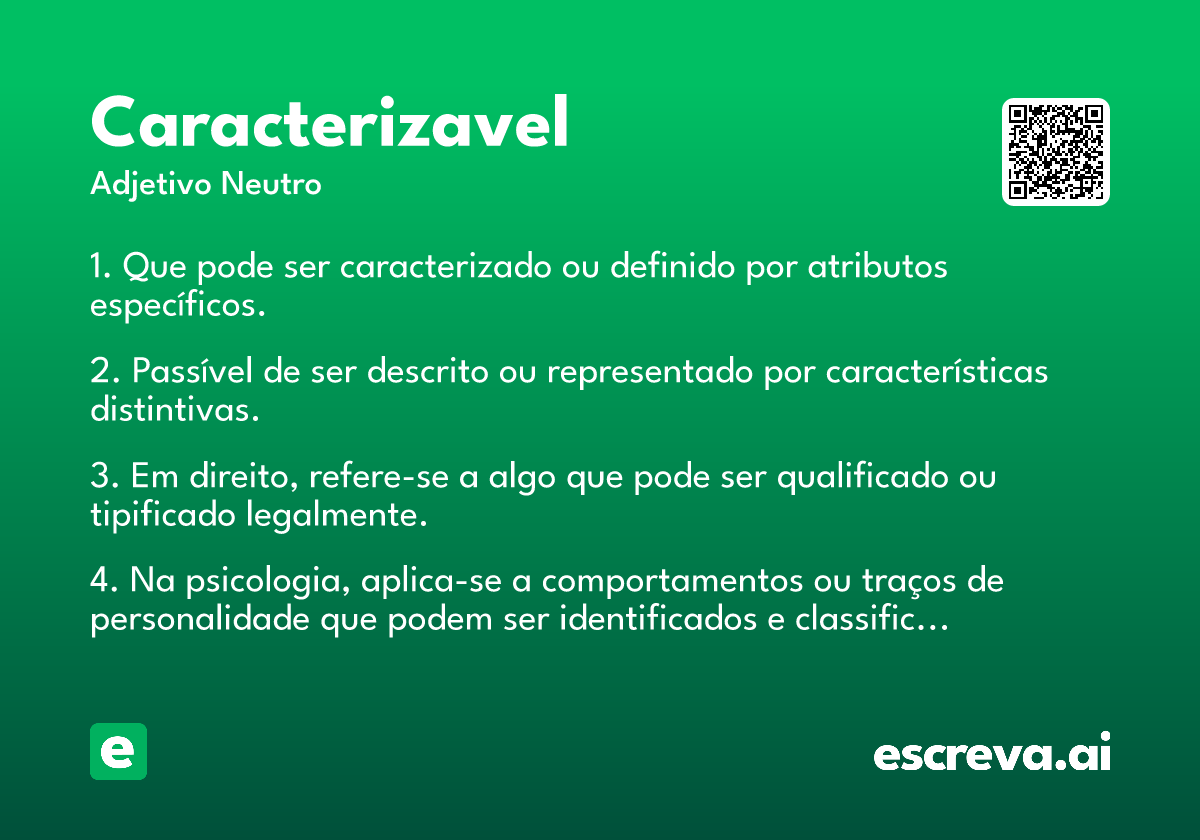 caracterizavel