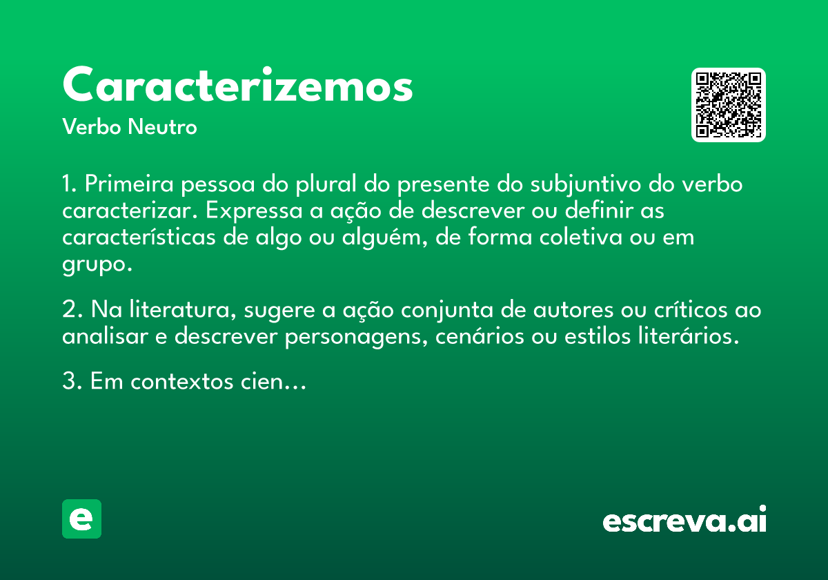 caracterizemos