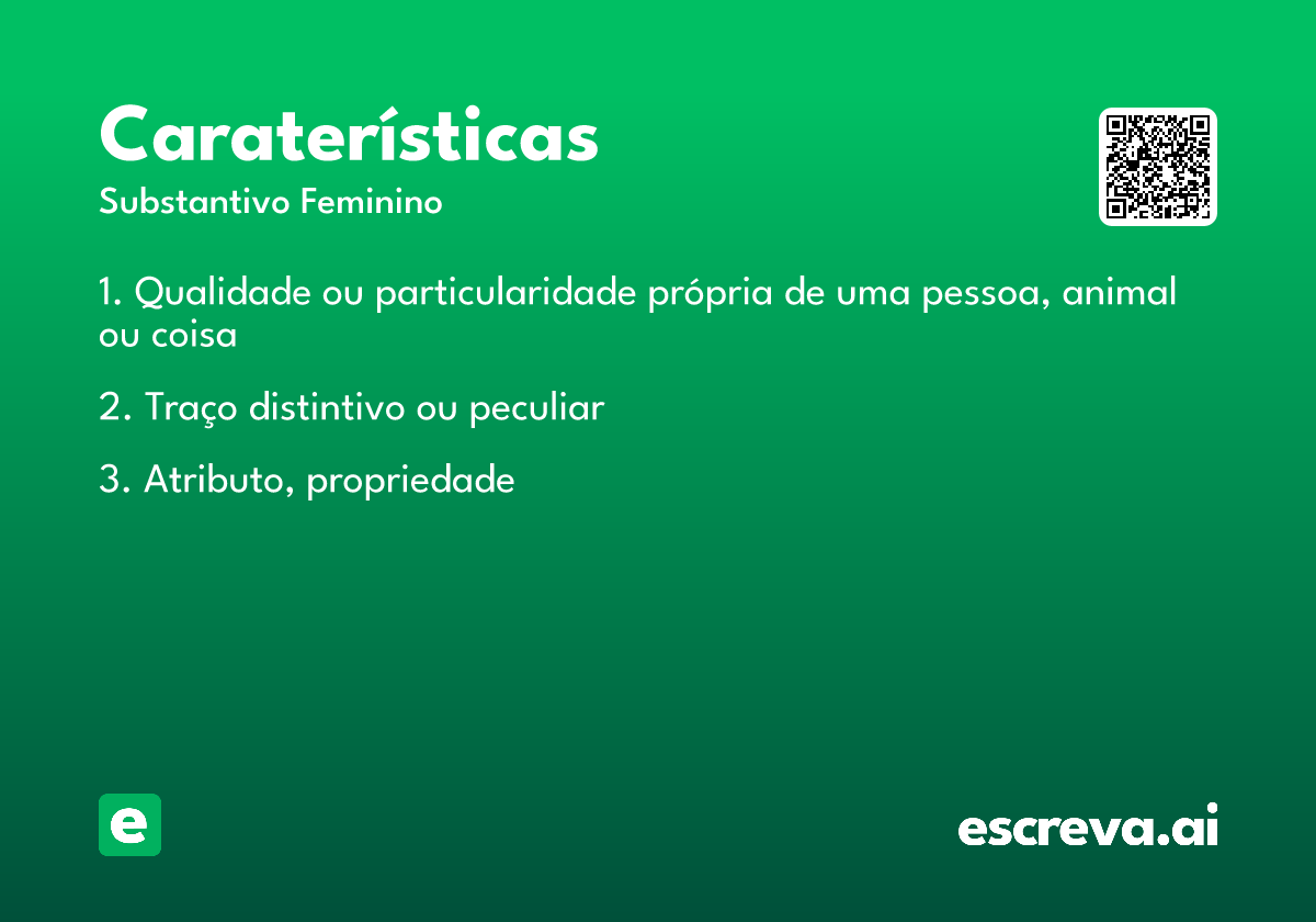 caraterísticas