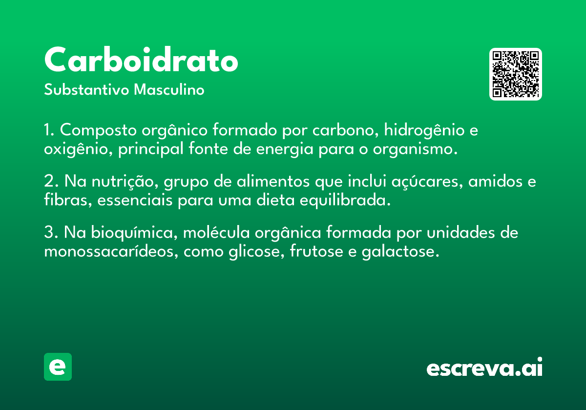 carboidrato