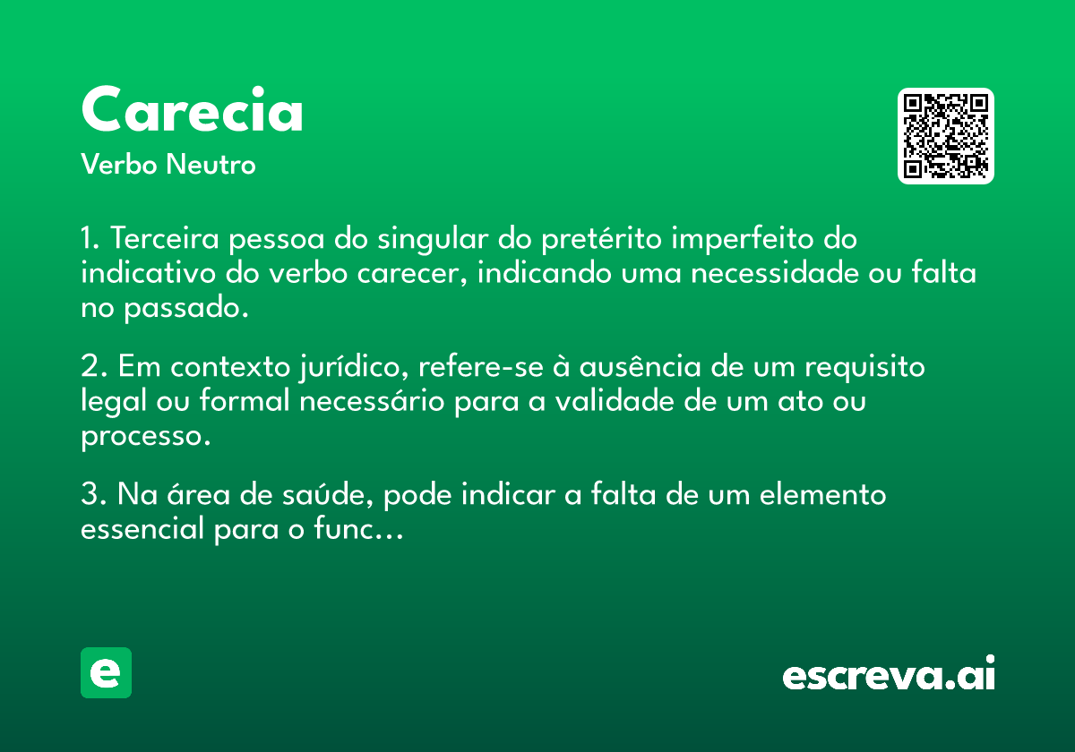 carecia