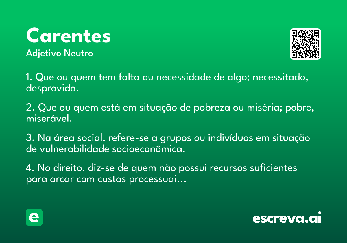 carentes