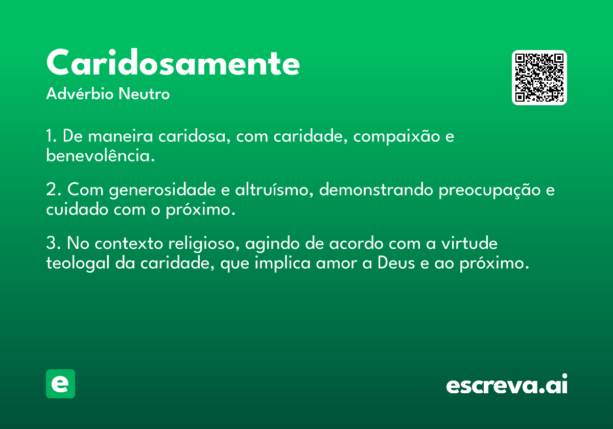 caridosamente
