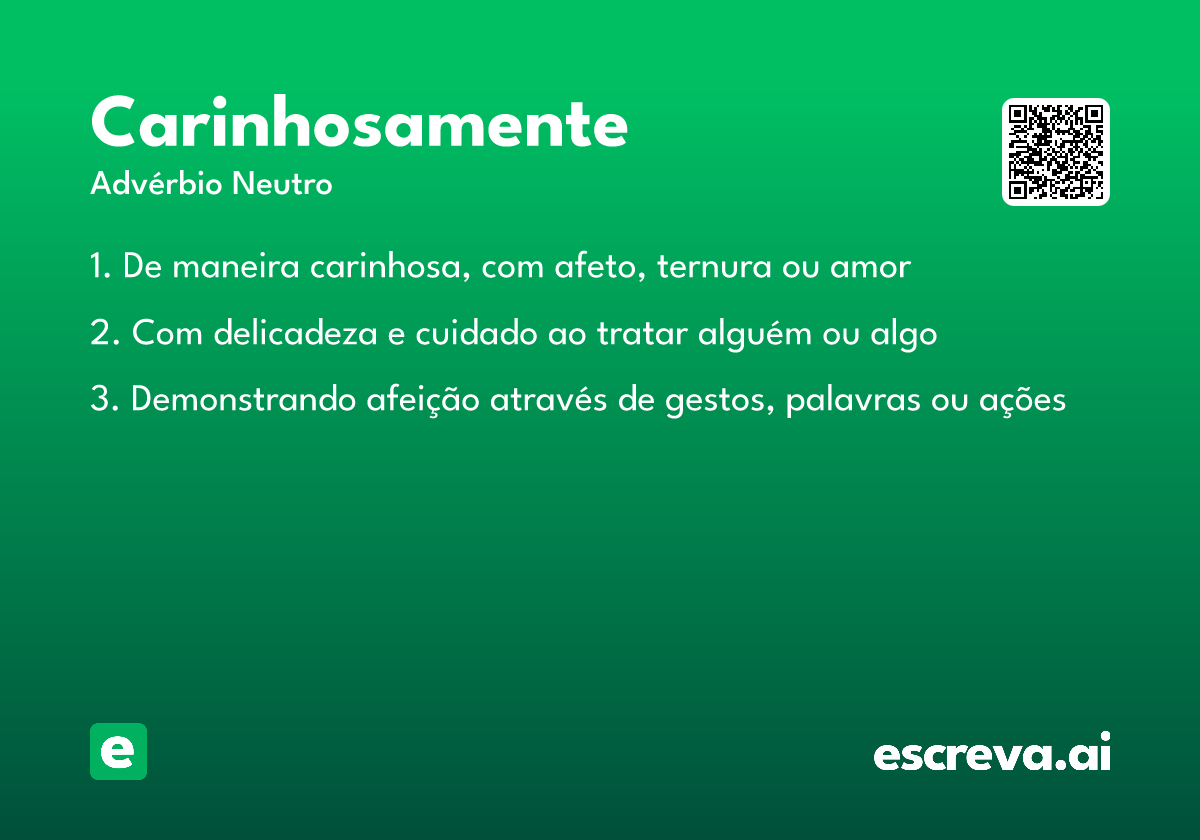 carinhosamente
