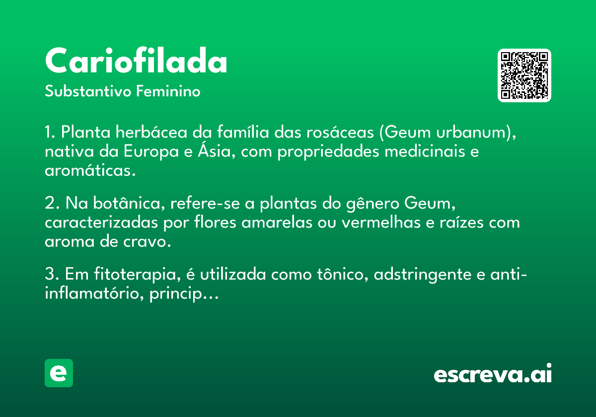 cariofilada