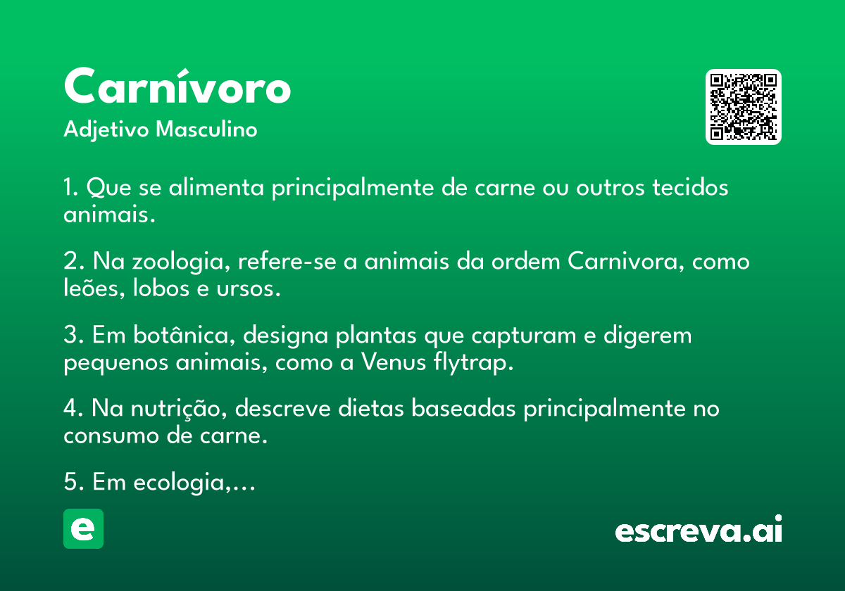carnívoro