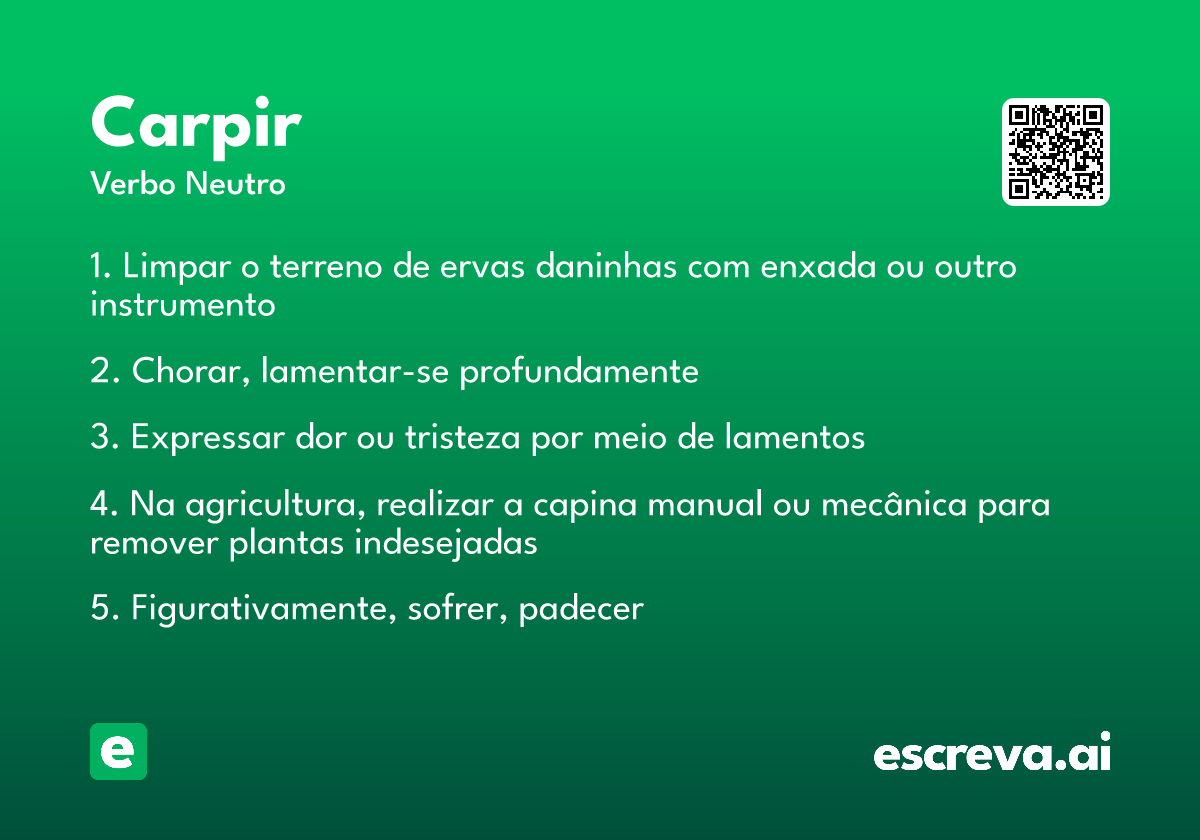 carpir