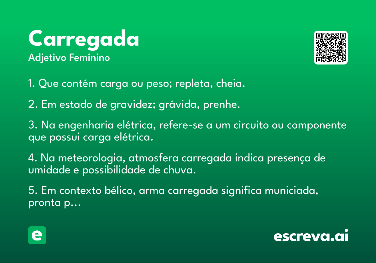 carregada