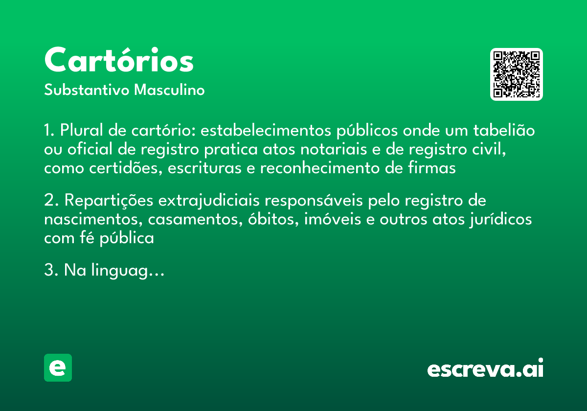 cartórios