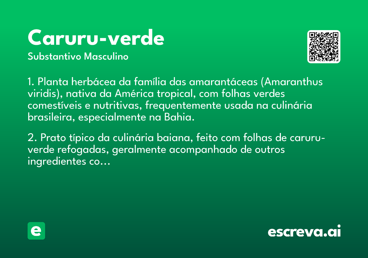 caruru-verde