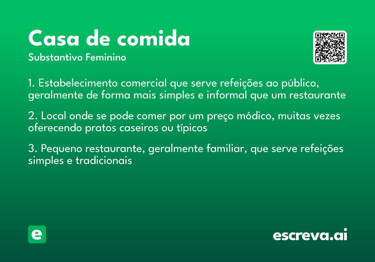 casa de comida