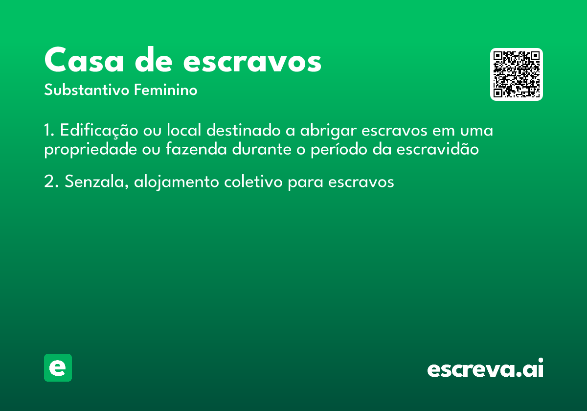 casa de escravos