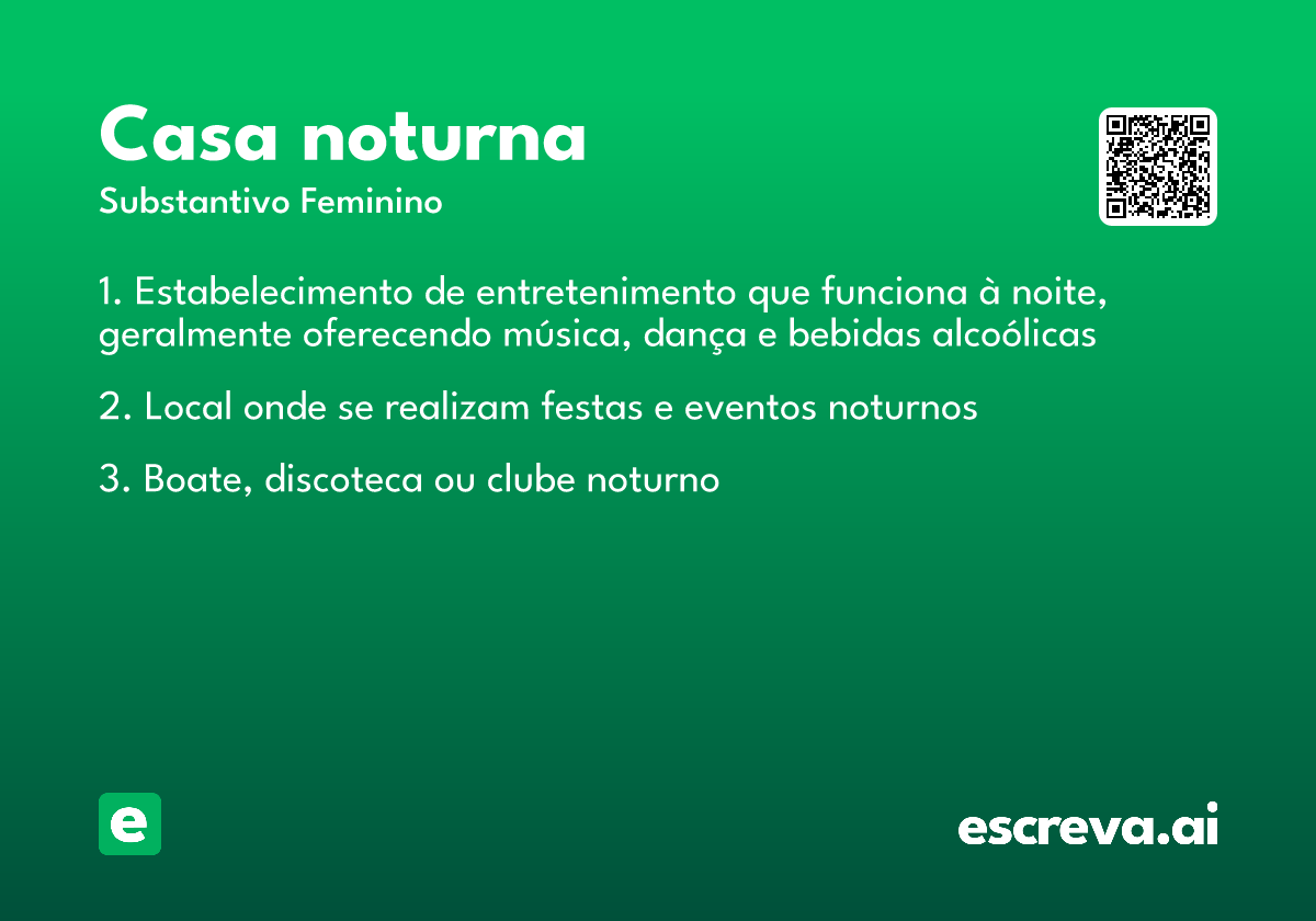 casa noturna