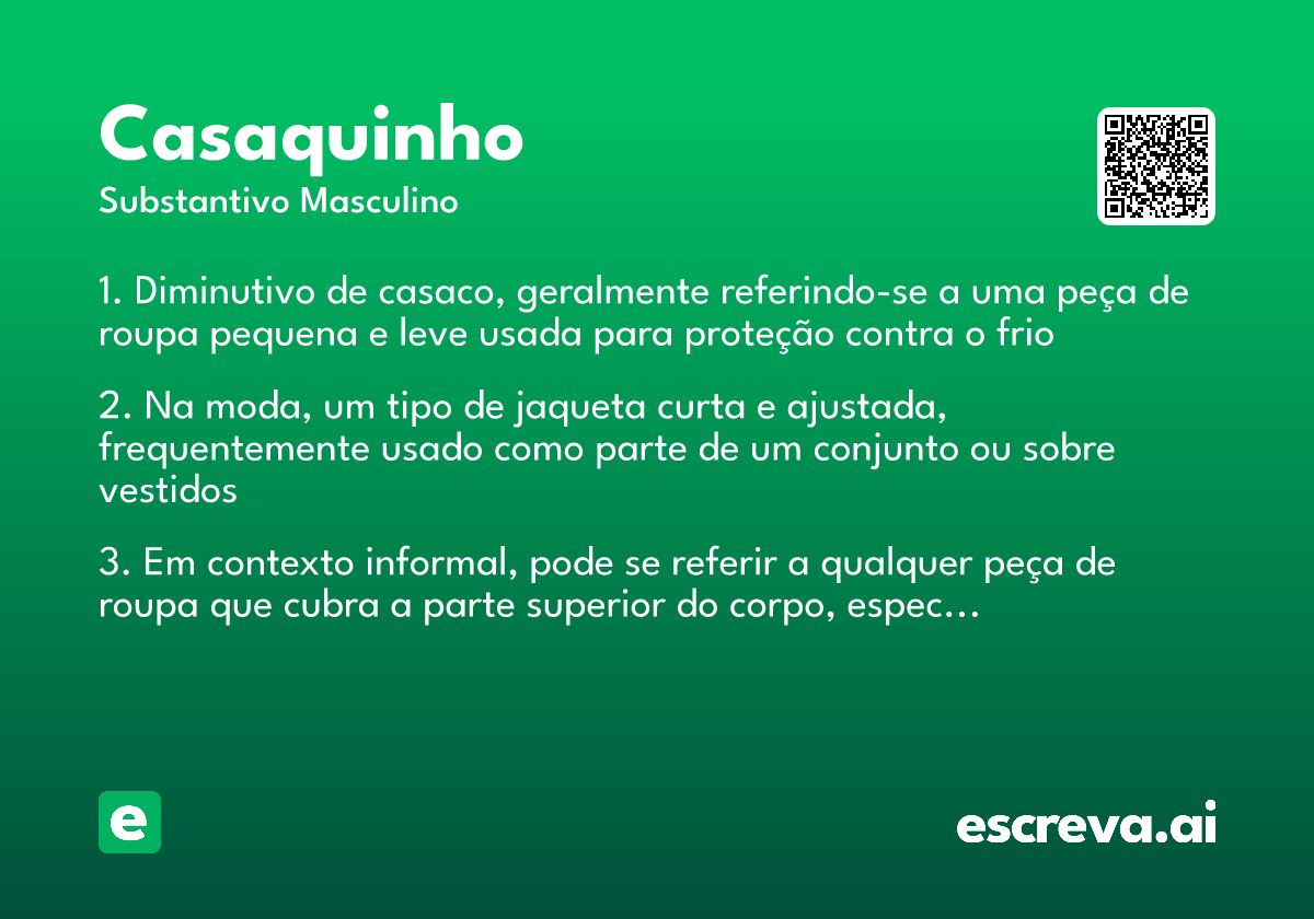 casaquinho