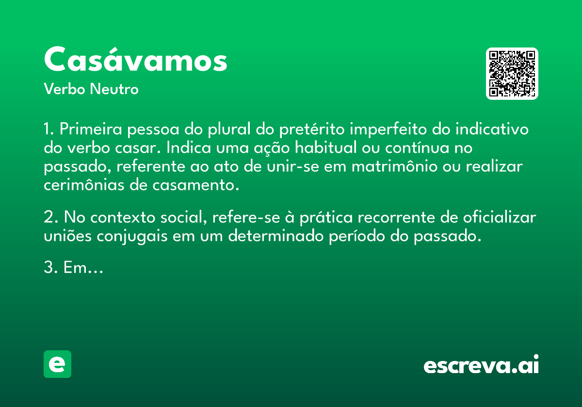 casávamos