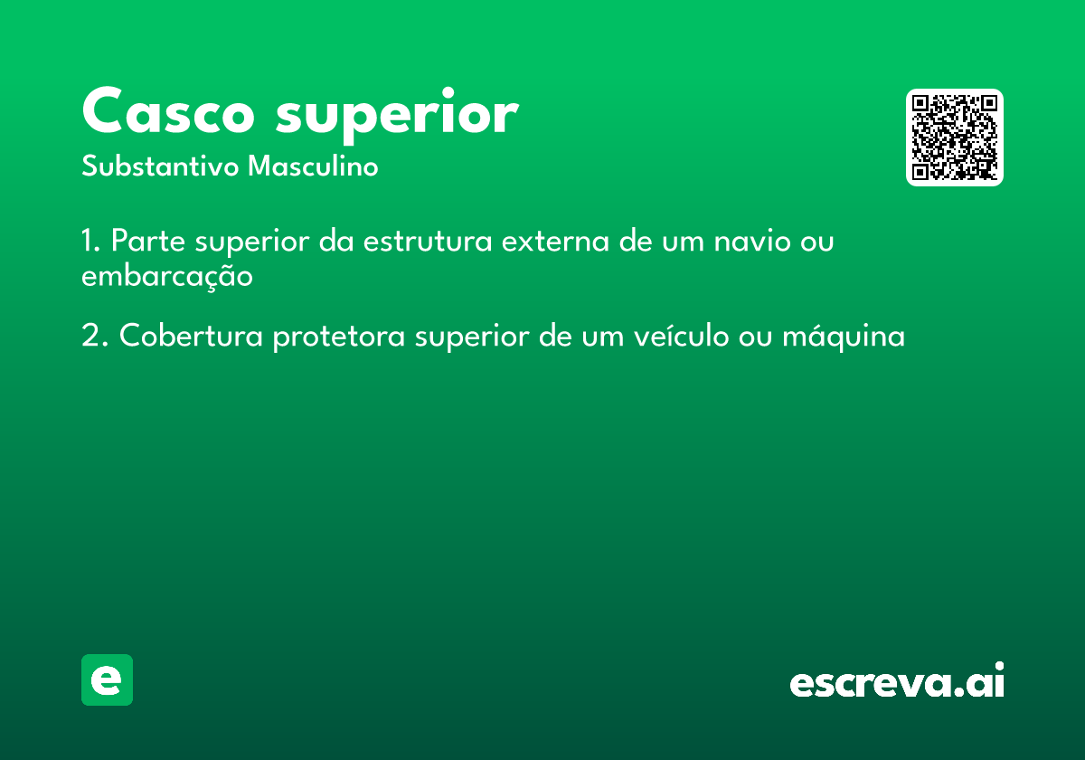 casco superior