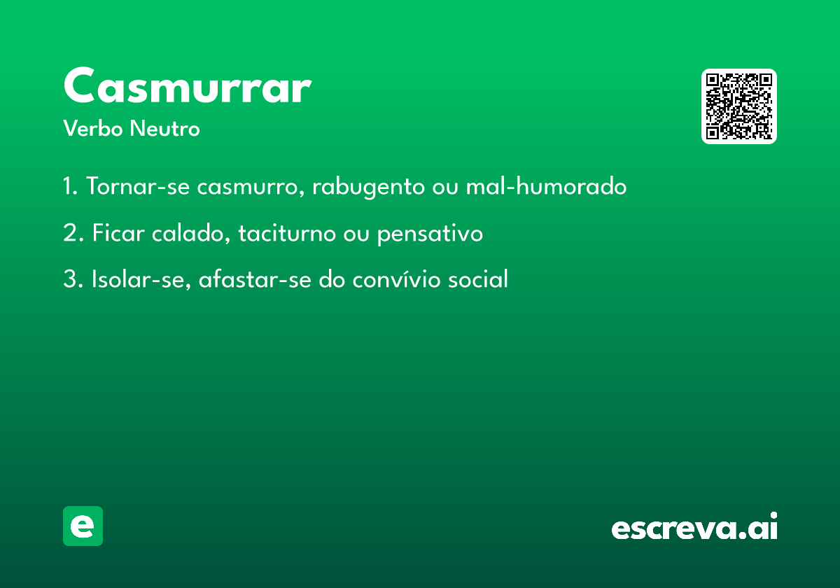 casmurrar