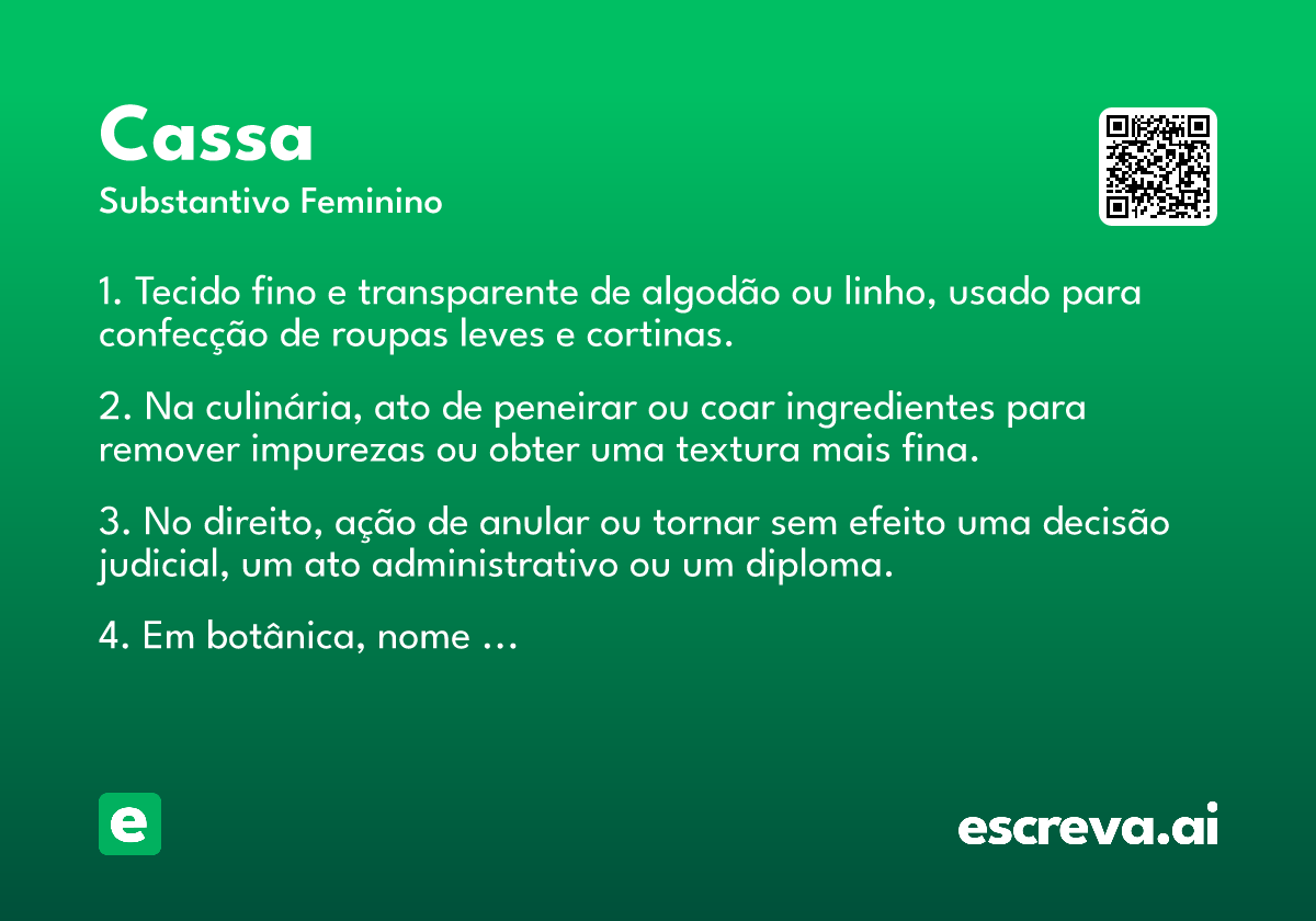 cassa