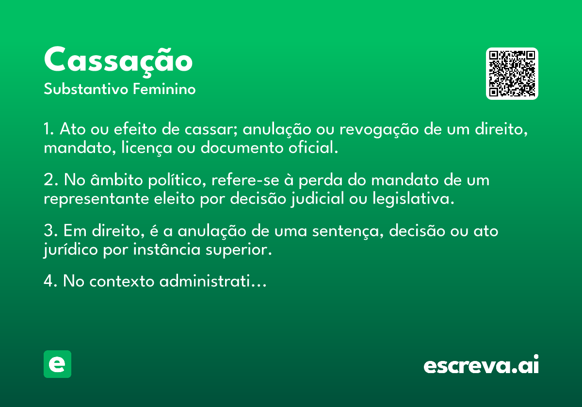 cassação