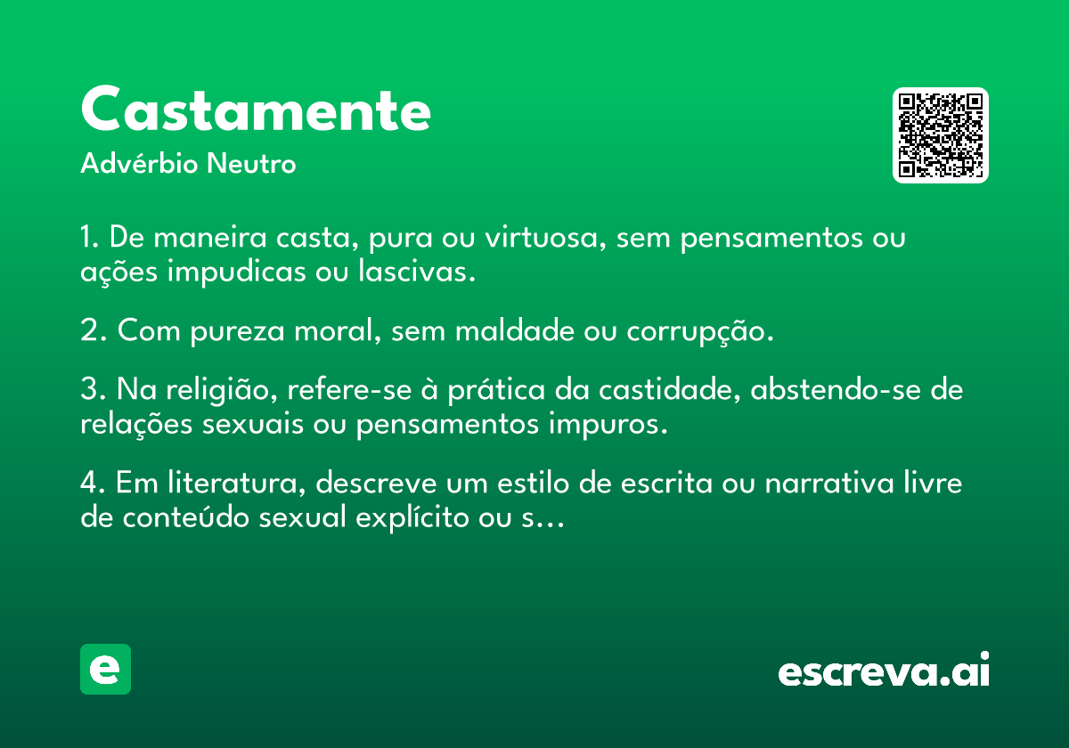 castamente