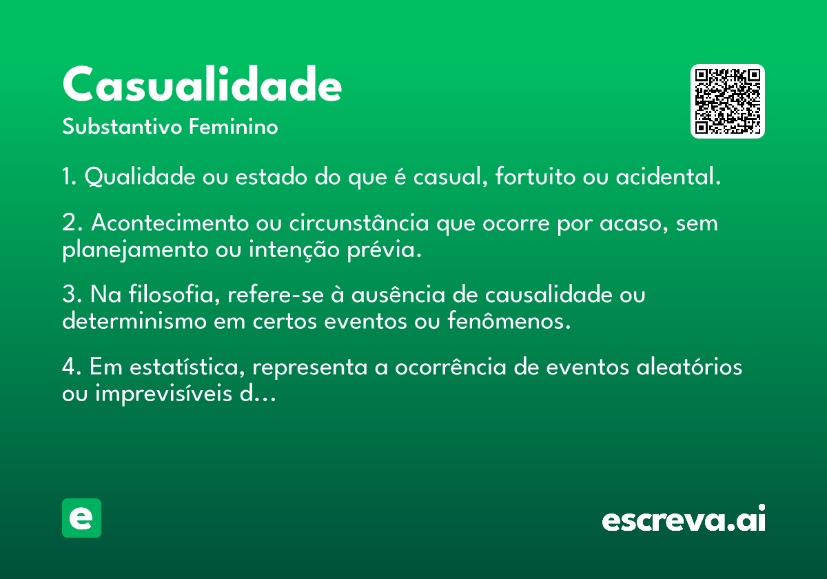 casualidade
