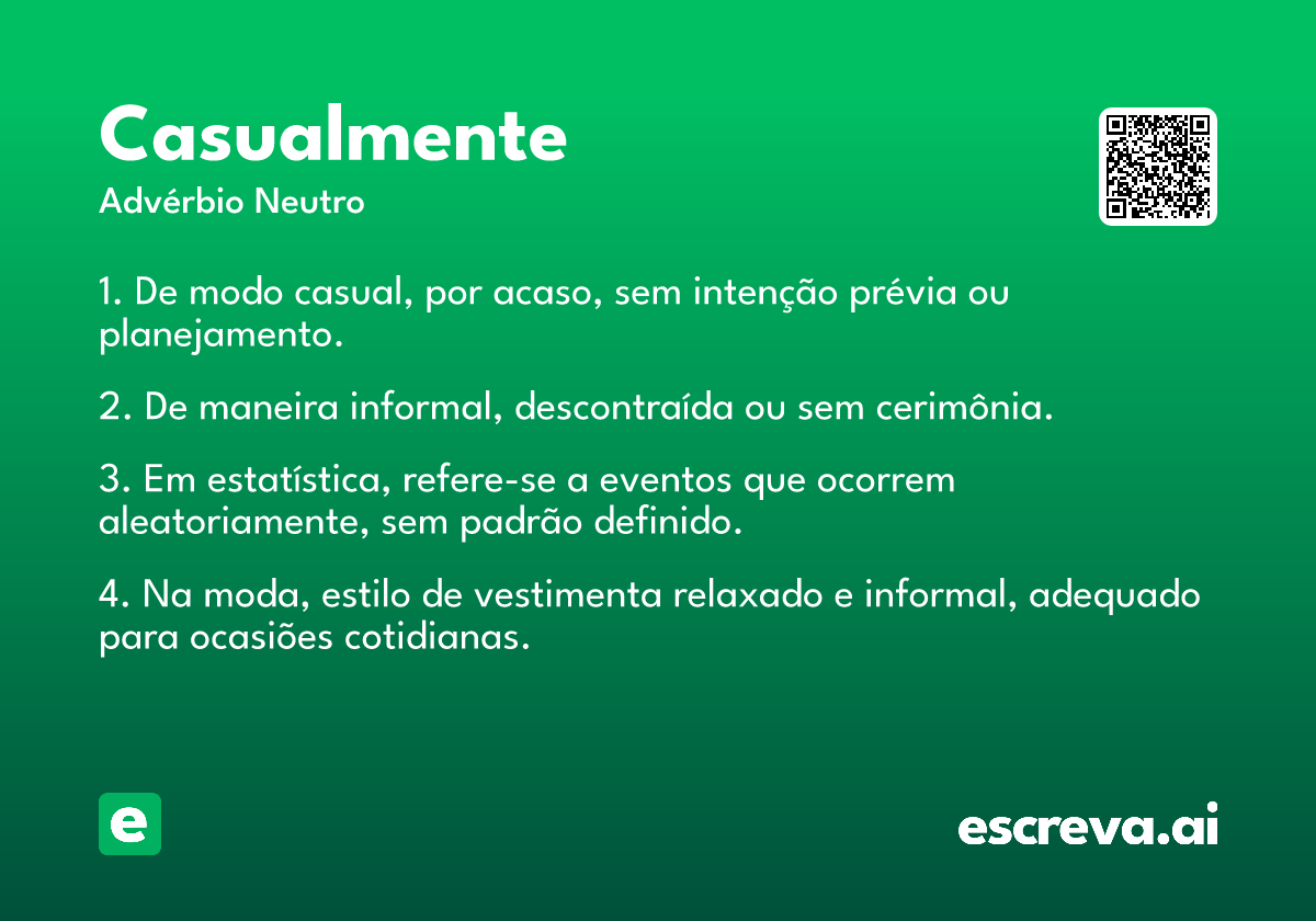 casualmente