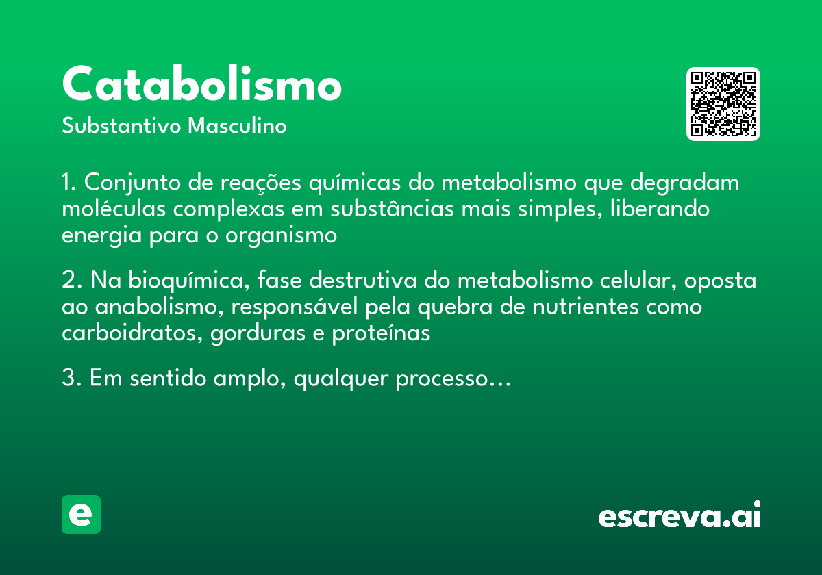 catabolismo