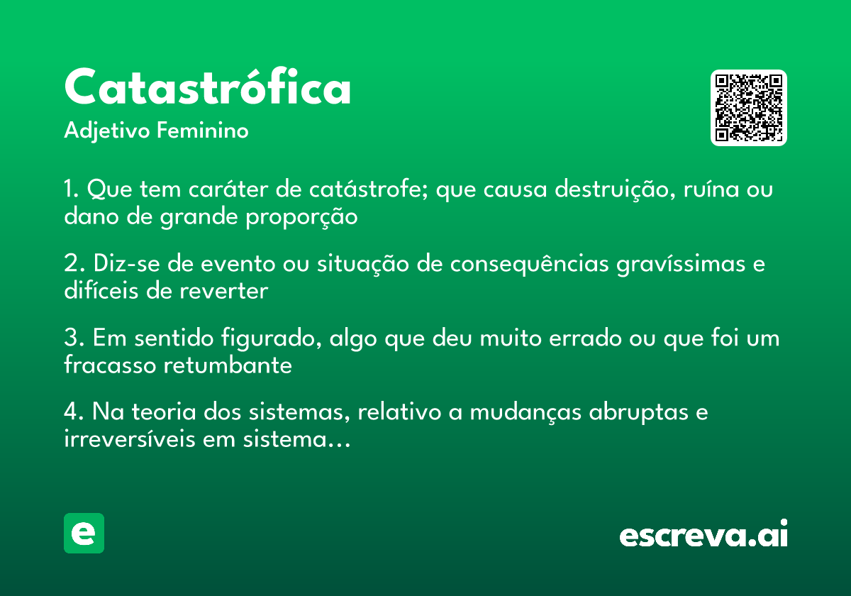 catastrófica