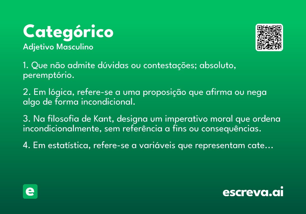 categórico