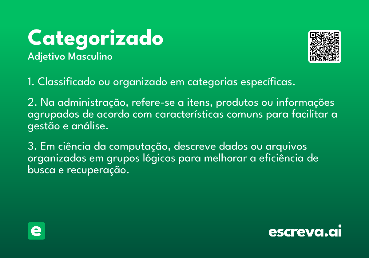 categorizado