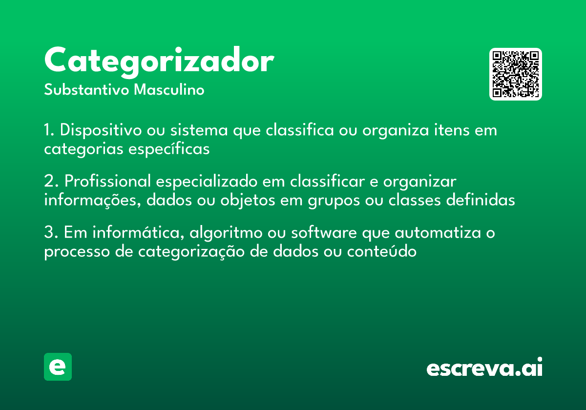 categorizador
