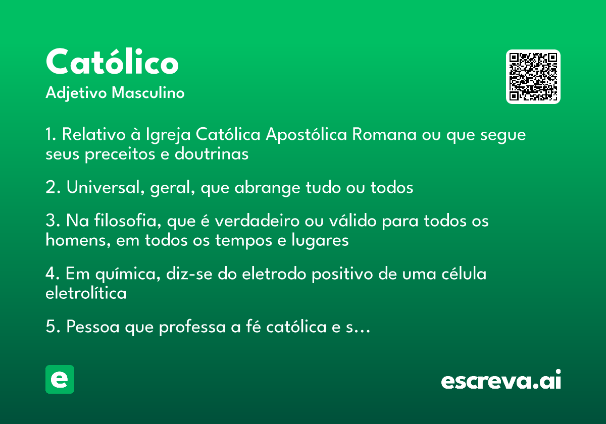 católico