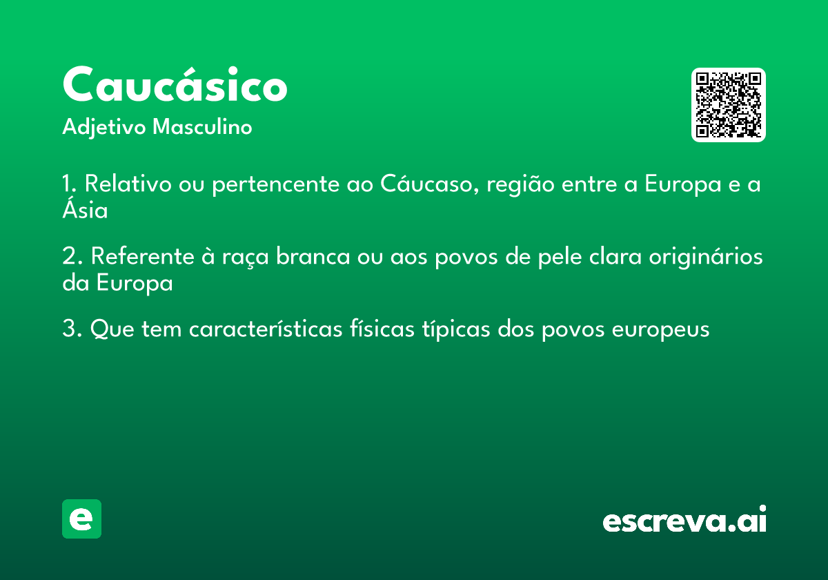 caucásico