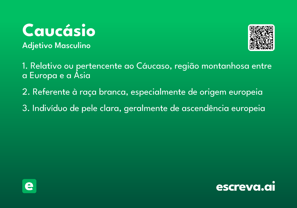 caucásio