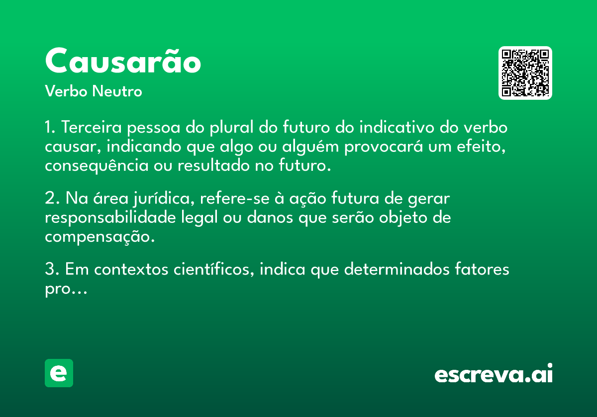 causarão
