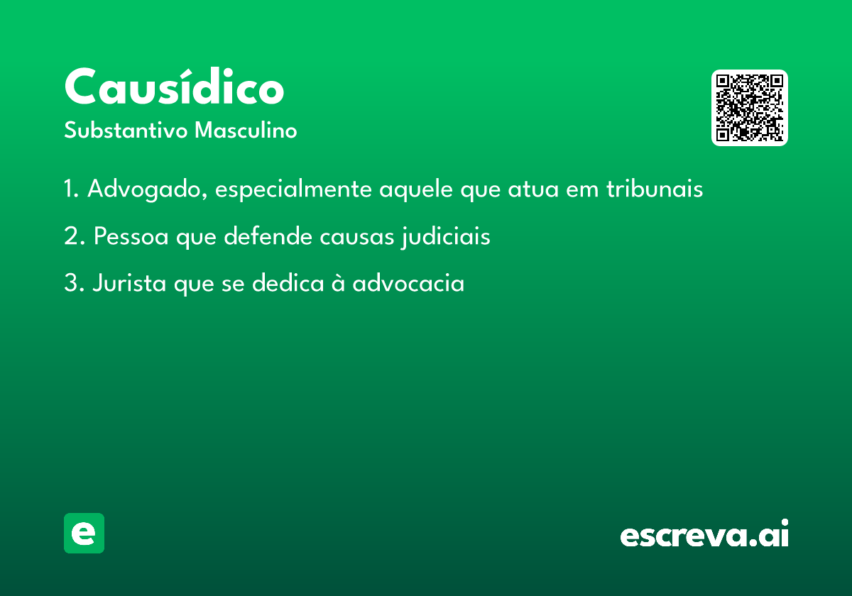 causídico