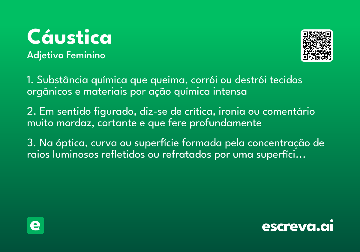 cáustica