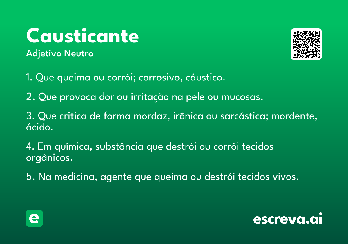 causticante