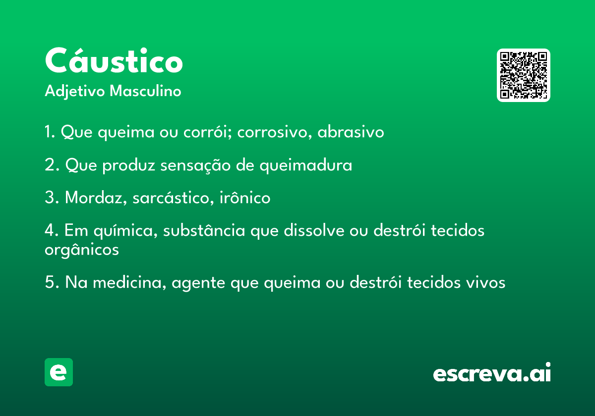 cáustico