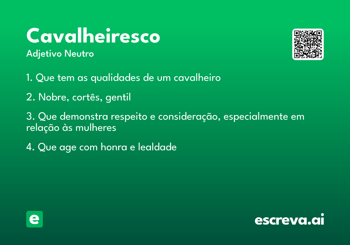 cavalheiresco