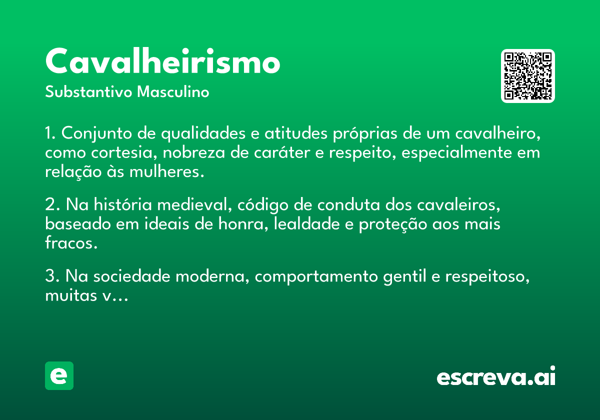 cavalheirismo