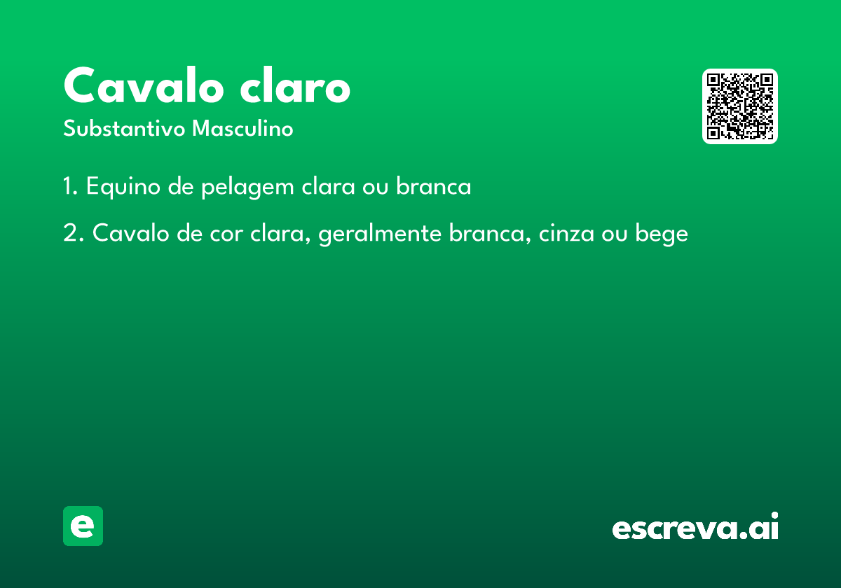 cavalo claro